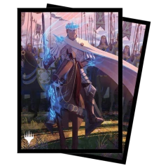 Wilds of Eldraine Will, Scion of Peace (Borderless) Standard Deck Protector Sleeves (100ct) for Magic: The Gathering